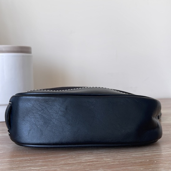 COACH VINTAGE Peach Leather / Canvas Mini Bag - Picture 6 of 12